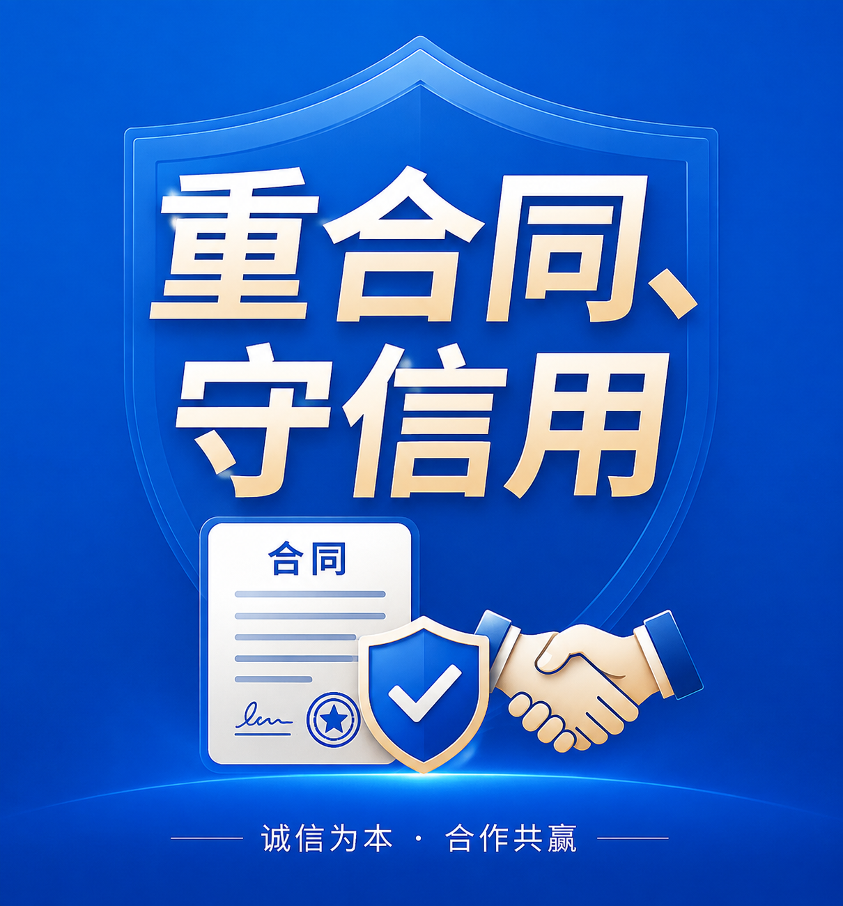 喜报！我司再次荣获“守合同、重信用”荣誉证书
